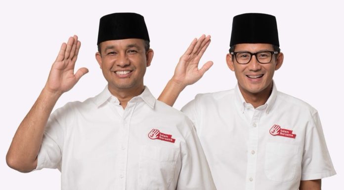 Tahniah Anies Baswedan menang pilihan raya gabenor Anies Sandi