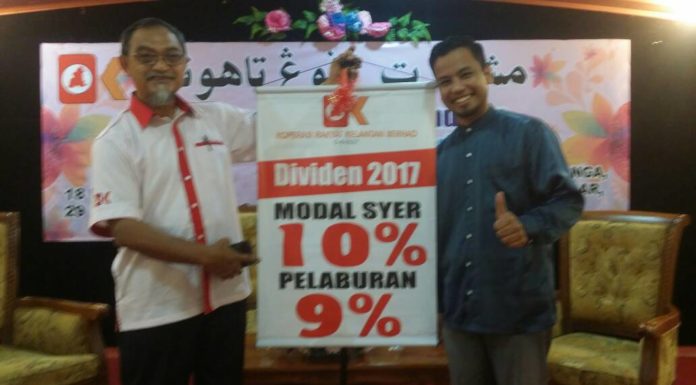 Koperasi Rakyat Kelantan agih dividen 10 peratus