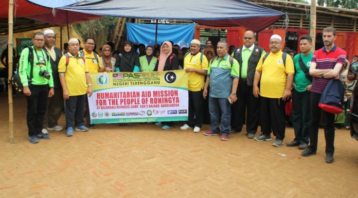 Projek Kemanusiaan Rohingya PASRelief Terengganu misi 13-18 Nov 2017 tr2