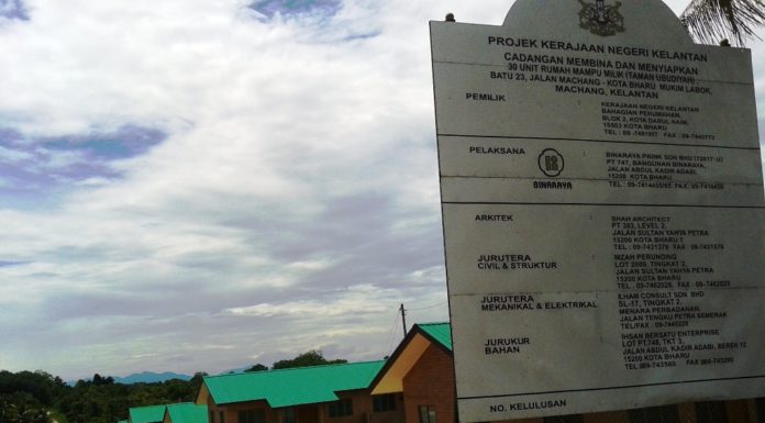 Rakyat Kelantan dibantu memiliki rumah