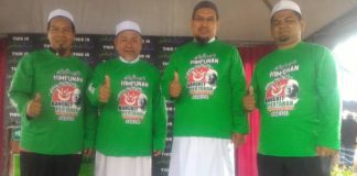 Hijau tema rasmi Himpunan Bangkit Pertahan Kelantan