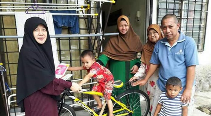 Muslimat N9 penuhi hasrat dapat basikal baharu