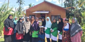 Mangsa ribut Puchong dibantu Muslimat PAS