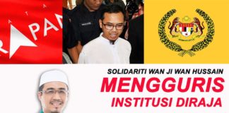 Solidariti Wan Ji, mengguris Institusi Diraja