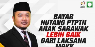 Lebih baik bayar hutang PTPTN anak S’wak