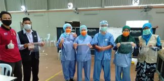 Sumbang ‘face shield’ untuk ‘frontliners’ HPSF