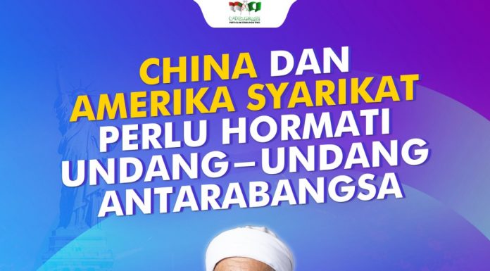 China-Amerika perlu hormati perundangan antarabangsa