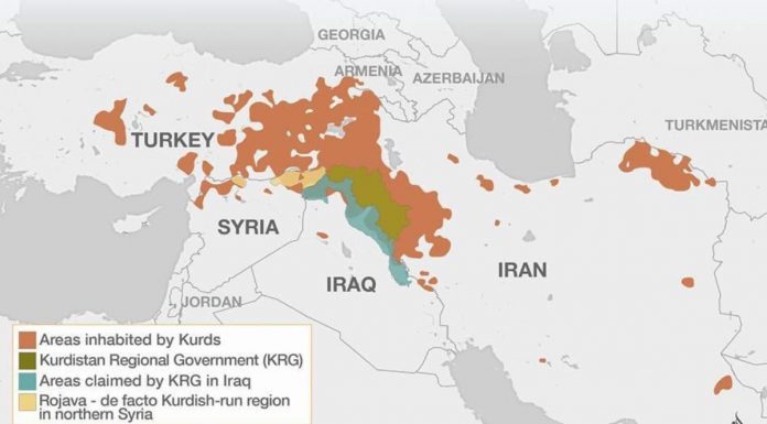 Kurdish dan sempadan Turki-Syria
