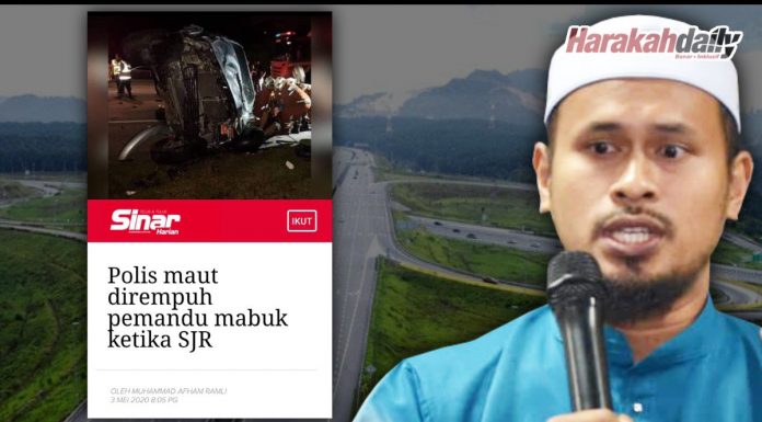 Insiden libat pemandu mabuk sudah melampaui