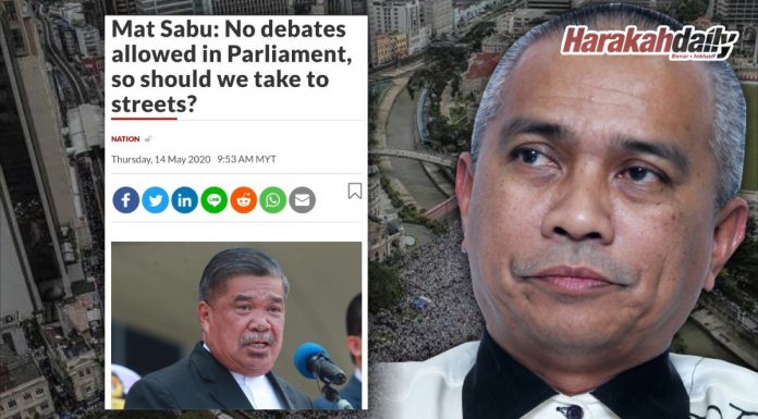 Mat Sabu nak turun ke jalanan?
