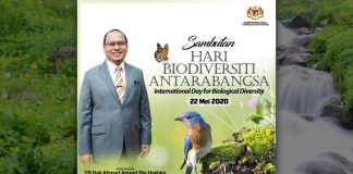 Selamat menyambut Hari Biodiversiti Antarabangsa