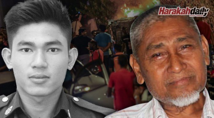 Air mata keluarga Adib masih belum kering