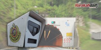 Empat kamera AWAS di Terowong Menora