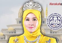 Permaisuri Agong terima pingat WAGGGS