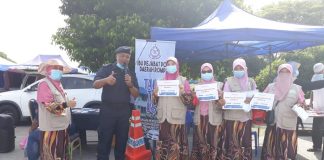 PAS Rompin edar pelitup muka, bendung COVID-19