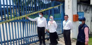Water disruption: Factory sealed