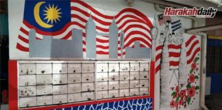 10,000 penduduk bersama hasil mural patriotik