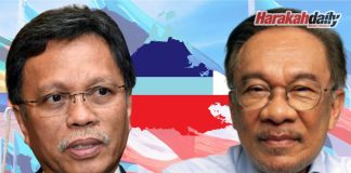 PRN Sabah: Shafei Apdal ‘tampar’ Anwar Ibrahim?