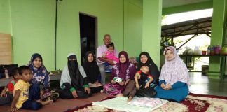 Muslimat ziarah keluarga arwah amilin PAS