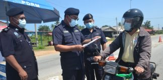 32 kenderaan diarah berpatah balik