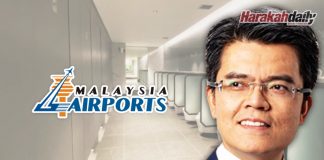 Tandas KLIA dilengkapi teknologi disinfeksi UV terkini