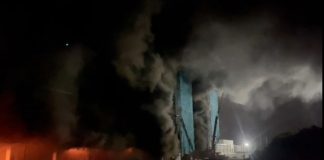 Adun lawat kebakaran di Hospital Tanah Merah