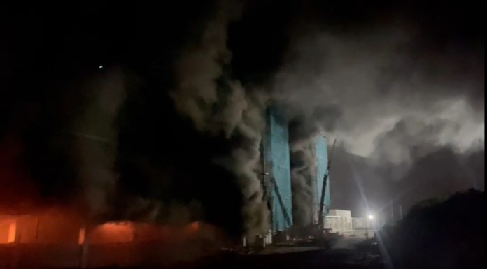 Hospital baharu Tanah Merah terbakar