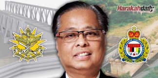 Bina jambatan alternatif perhubungan mangsa banjir