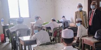 Hampir semua pelajar YIK hadir persekolahan