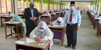 Sekolah patuhi SOP hari pertama SPM 2020