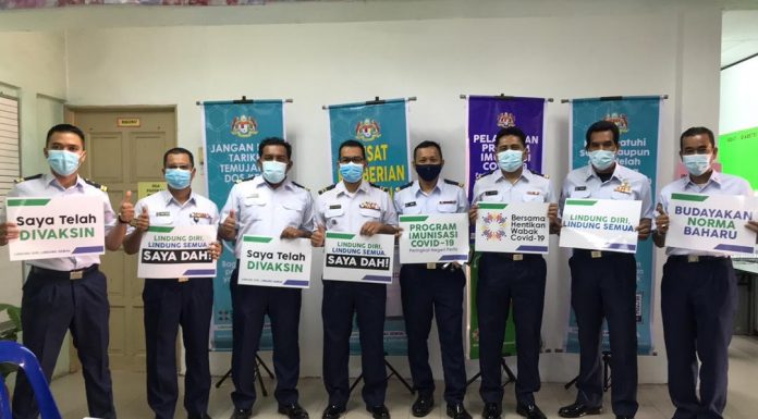 Warga Maritim tiada alahan terima suntikan vaksin