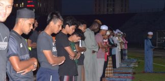 Solat hajat menjelang perlawanan pertama Liga Premier