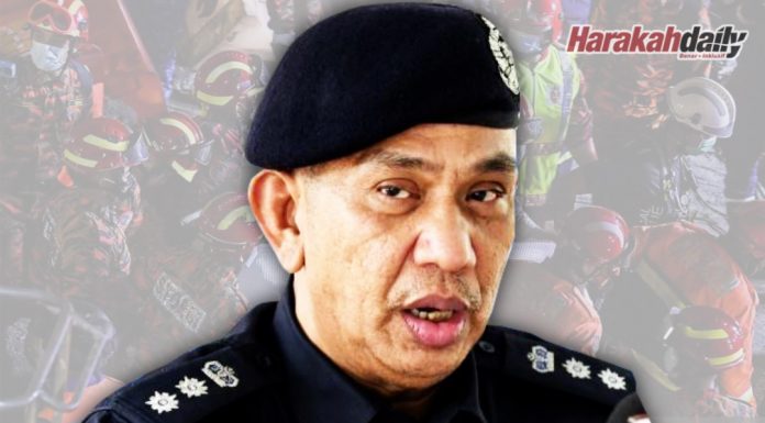 Dua maut runtuhan perancah dalam binaan