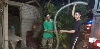 Malam pun hantar air ke rumah penduduk