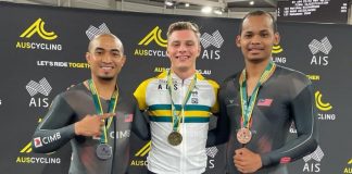 Azizulhasni, Shah Firdaus penamat podium di Australia
