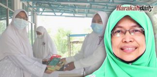 Ustazah Nuridah santuni asnaf di Kuala Kangsar