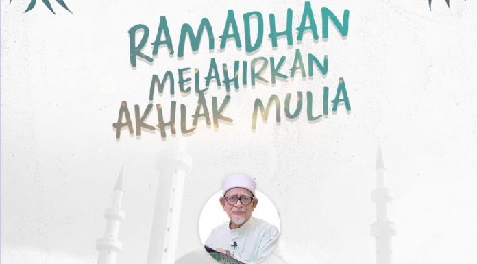 Puasa melahirkan akhlak mulia