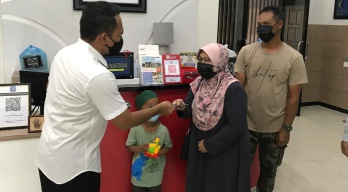 Temui asnaf selepas kaki tidak dapat diselamat