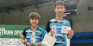 Hon Jian-Ee Wei juara Terbuka Austria, kemenangan ketiga