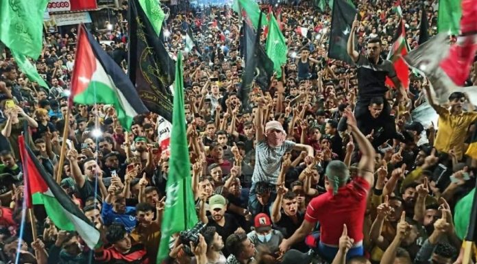 Penduduk Gaza bertakbir rai kemenangan