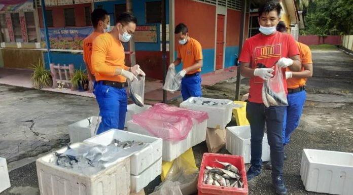 MP agih keperluan harian di lokasi PKPD