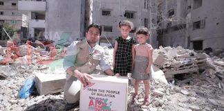 Sumbangan berjaya disalur kepada penduduk Gaza