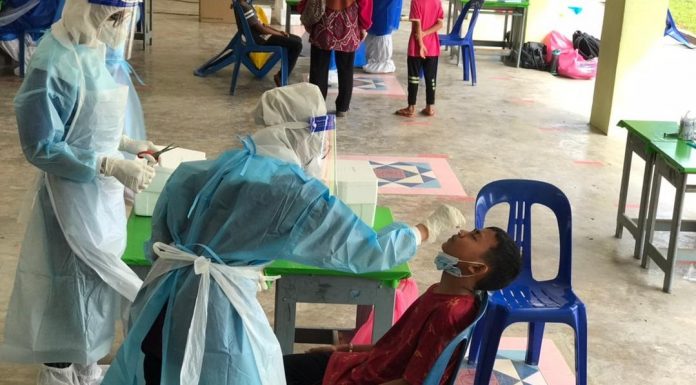 300 penduduk jalani ujian saringan Covid-19
