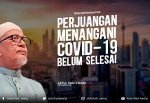 Perjuangan menangani Covid-19 belum selesai