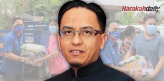 Pemuda agih bakul makanan untuk penduduk terjejas