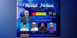 Munajat Perdana untuk mangsa korban Covid-19