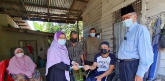Isteri MP Marang santuni pemuda hadapi musibah