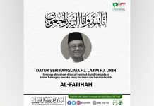 PAS rakam takziah kepada keluarga Lajim Ukin