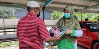 Penduduk Batu Sapi terima Bakul Prihatin Negara