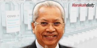 Orang ramai terima vaksin, berita palsu gagal